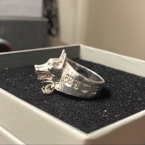 HELLHOUND RING (.925 Sterling Silver) - Hard Jewelry - Picture 3 of 4